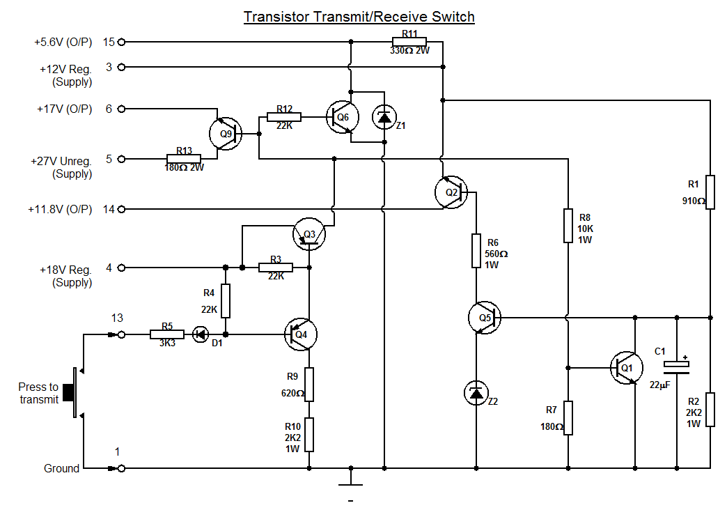 Transmit Receive Switch Diagram